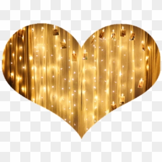 Christmas Stars Decoration Led Love Heart-shaped Lights - Heart Clipart