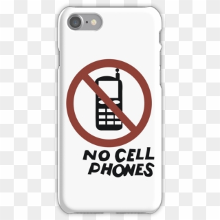 No Cell Phones Iphone 7 Snap Case - Luke's Diner No Cell Phone Sign Clipart