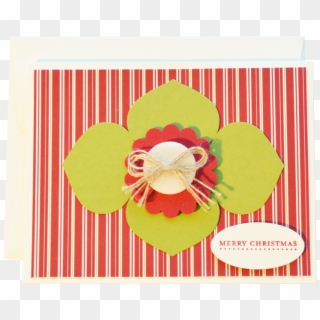 Merry Christmas Flower- Short - Flower Clipart