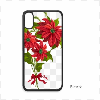 Christmas Flower Poinsettia Bouquet Red For Iphone - Dahlia Clipart