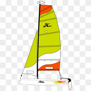 Sailboat Clipart Polynesian - Hobie T1 - Png Download