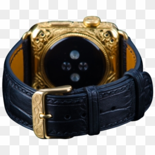 Skull Gold Watch - Analog Watch Clipart