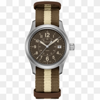 Los Mejores Relojes Para Regalar El Día Del Padre - Hamilton Khaki Field 38mm Brown Dial Clipart