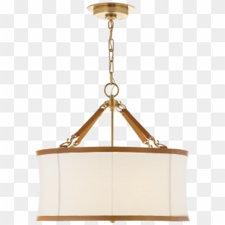 Broomfield Small Hanging Shade In Natural Brass And - Light Fixture Clipart