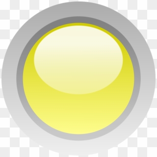Computer Icons Light-emitting Diode Button Download - Yellow Led On Off Clipart