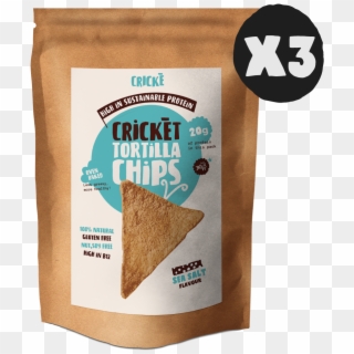 3x Cricket Tortilla Chips Sea Salt - Tortilla Chip Clipart
