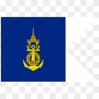 Flag Thai Navy Squadron Commander - Royal Thai Navy Clipart