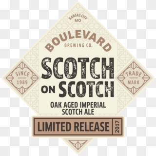 Scotch On Scotch - Boulevard Whiskey Barrel Aged Stout Clipart