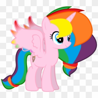 Lightning Clipart Rainbow - Rainbow Splash Pony - Png Download