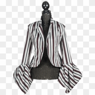 Black,red And White Stripe Jacket - Leather Jacket Clipart