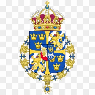 Greater Coat Of Arms Of Sweden - Sweden Coat Of Arms Transparent Clipart