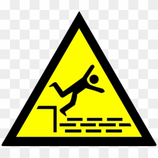 Danger Of Falling Sign Clipart