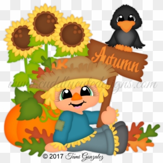 Scarecrow Transparent Autumn - Cute Scarecrow Cartoon Clipart