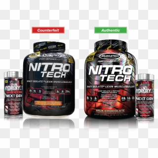 Counterfeit Products - Muscletech Nitro Tech Clipart