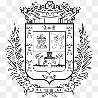 Las Palmas Logo Black And White - Leon Clipart