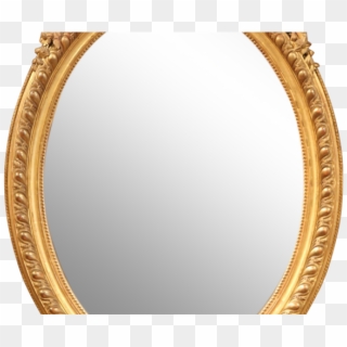 Mirror Clipart Gold Mirror - Circle - Png Download