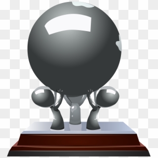 This Free Icons Png Design Of Trophy Street Creator - Trophy On Earth Clipart