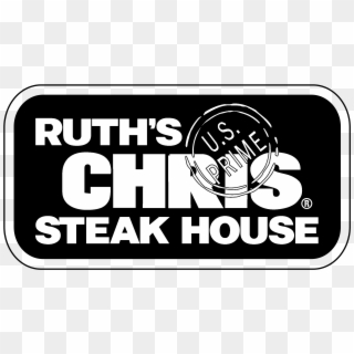 Ruth's Chris Steak House Logo Black And White - Ruth's Chris Logo White Clipart
