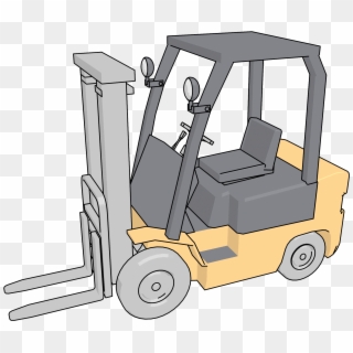 Forklift Clipart Png - Construction Equipment Transparent Png