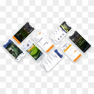Supreme Golf Native App Mockups - Iphone Clipart