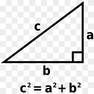 Pythagorean Theorem Mathematics Formula Triangle - Pythagorean Theorem Clipart - Png Download