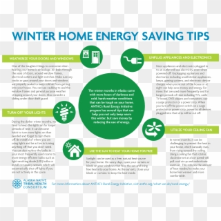 Keep Warm And Save Energy This Winter With Tips From - Brochure Clipart