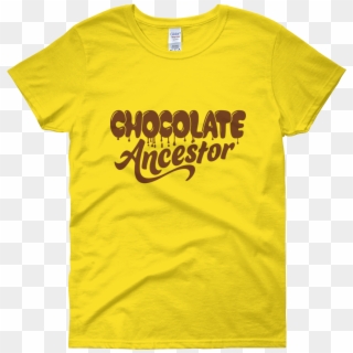 Dripping Chocolate Ancestor Ladies Short Sleeve T-shirt - Michigan Wolverines Volleyball Clothes Clipart