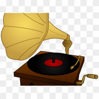 Gramophone Clipart Phonograph - Gramophone Record Player Png Transparent Png