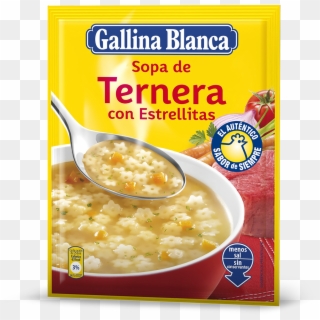 Sopa De Ternera Con Estrellitas - Sopa De Pollo Gallina Blanca Clipart