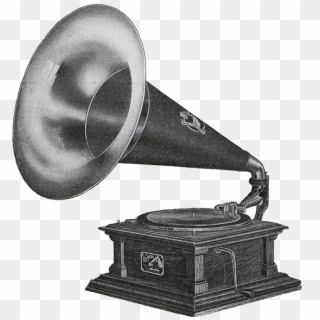 Also, Here Is A Re-post Of The Victor V That Can Be - Phonograph Black And White Clipart