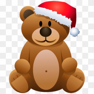 Christmas Clip Art Bear - Png Download