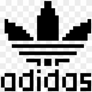 Adidas Logo - Adidas Logo Pixel Art Clipart