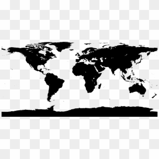 Download Png Image Report - World Map Solid Clipart