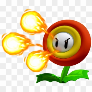 Flare Flower - Fire Power Super Mario Clipart