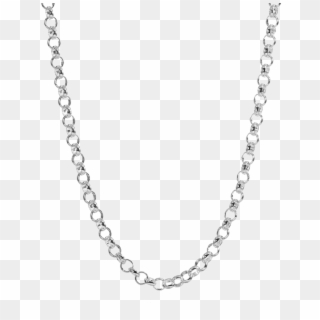 Silver Chain Download Png Image - Mens Curb Link Chain Stainless Steel Clipart