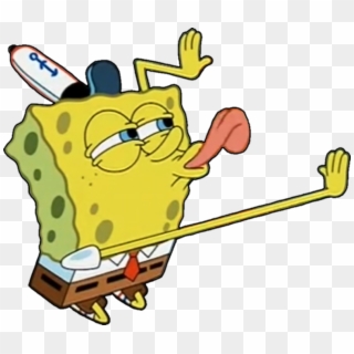 Views - Spongebob Licking Meme Clipart