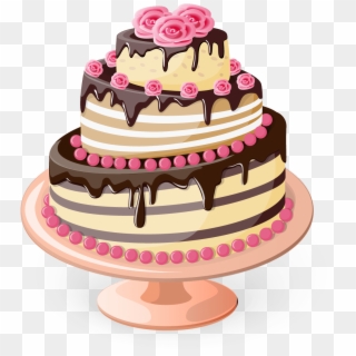 Happy Birthday Cake Png - Illustration Cake Clipart