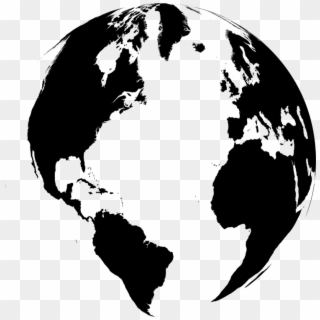 Globe World Map Earth - Asia Middle East Africa Clipart