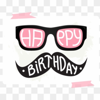 Beard Vector Wish Greeting To Birthday Cake Clipart - Png Download