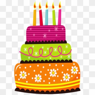 Cat Clipart Birthday Cake - Dios Te Bendiga Feliz Cumpleaños - Png Download