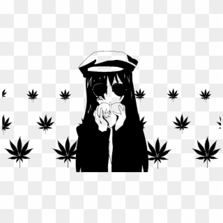 Smoking Blunt Png Download - Imagenes De La Marihuana Animes Clipart