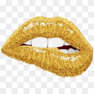 Gold Lips Png Clipart
