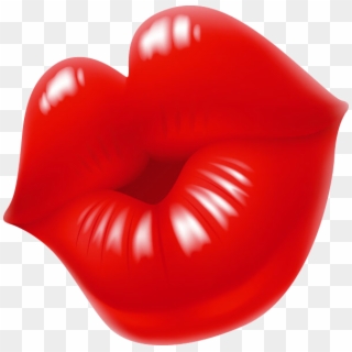 Lips Red Lips - Red Lips Kiss Clipart