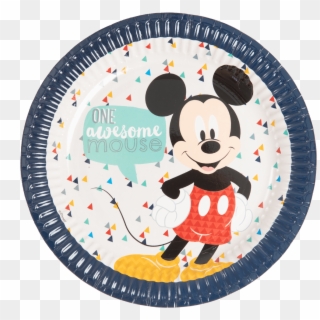 Disney Awesome Mickey Mouse Paper Plates Clipart