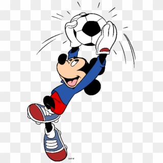 Mickey Mouse Football Png - Mickey Mouse Futbol Png Clipart