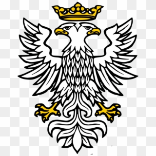 Mercian Eagle - Two Headed Heraldic Eagle Clipart