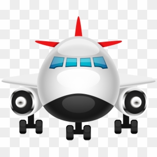 Plane Png Clipart - Airplane Front View Clipart Transparent Png