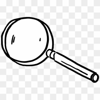 Magnifying-glass - Line Art Clipart