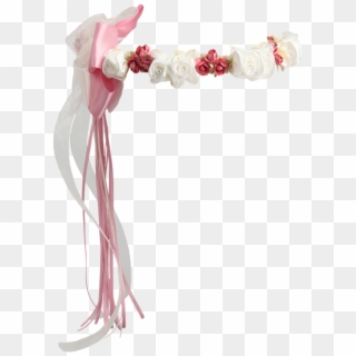 Dusty Rose Silk & Satin Floral Crown Wreath Girls - Flower Crown Wreath Transparent Clipart