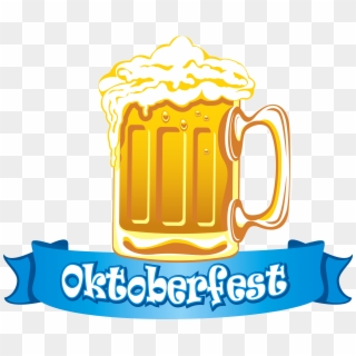 Oktoberfest Banner With Beer Png Clipart Image - Oktoberfest Beer Clipart Transparent Png
